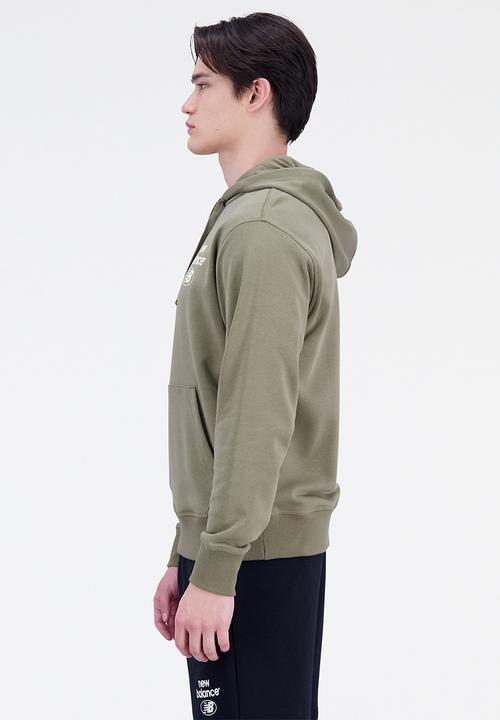 New Balance  - Nb essentials essentials re-imagined hoodie - covert green