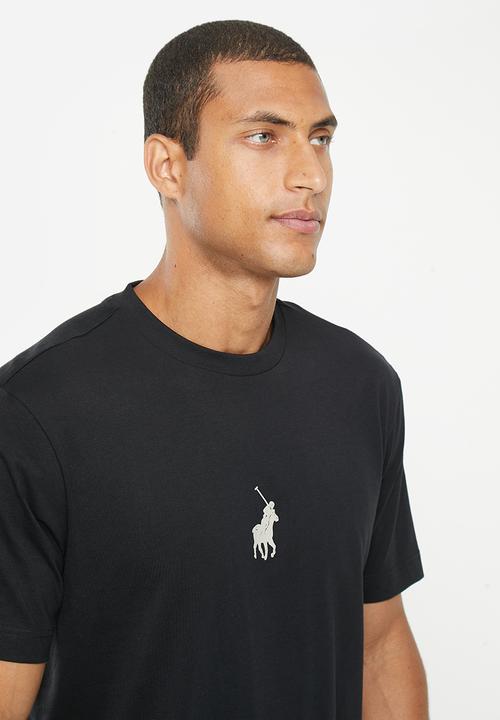 POLO - Men sport oversized short sleeve tee - black