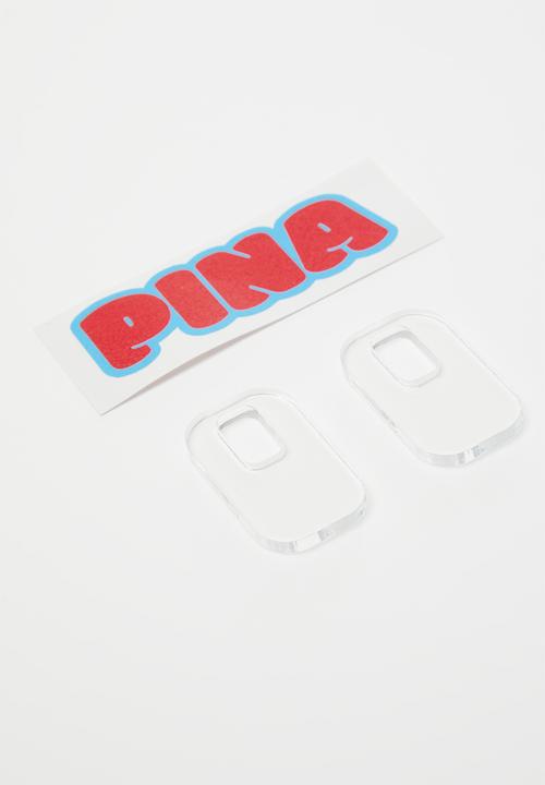 Pina Jewels - Resin tags - clear