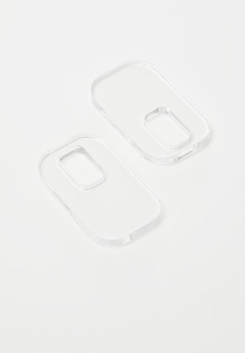 Pina Jewels - Resin tags - clear