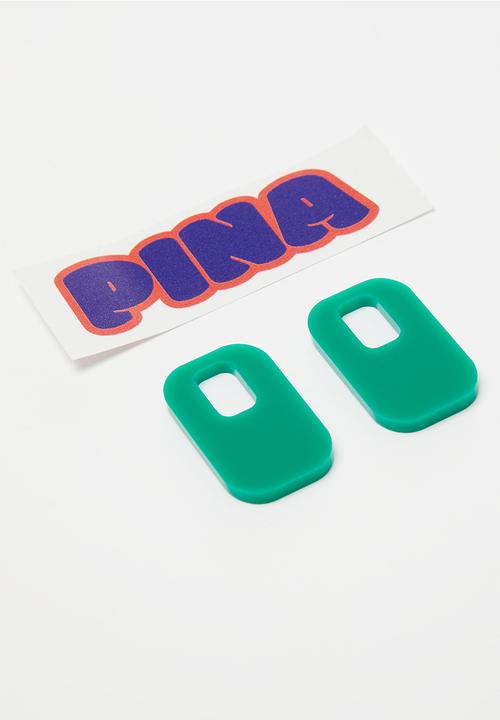 Pina Jewels - Resin tags - green