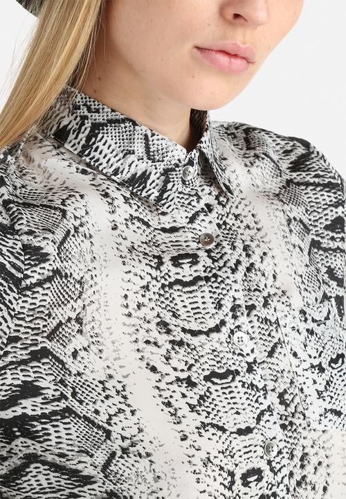 Goldie - Olivia Python Print Blouse