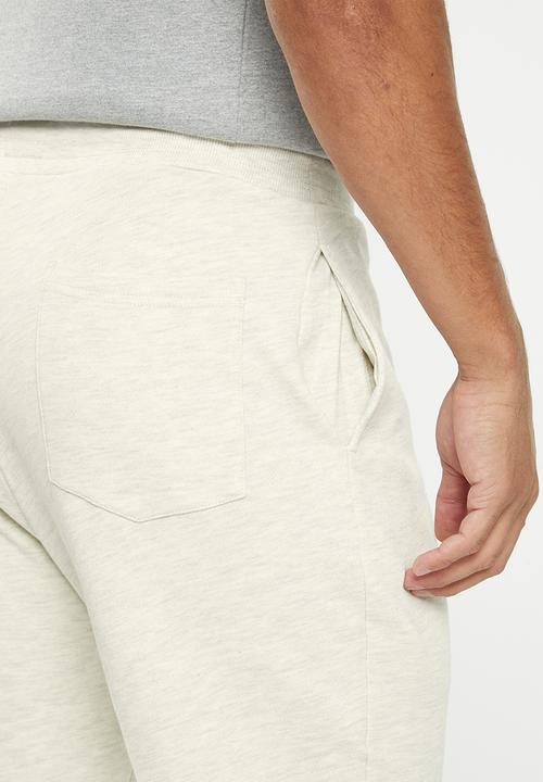 POLO - Men sport cuffed jogger - stone