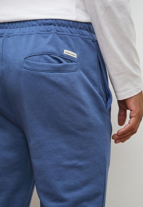 Lark & Crosse - Eldy slimfit sweat pants - Dark blue