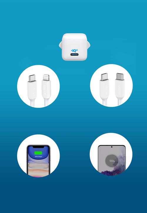 Anker - PowerPort III Nano USB-C Wall Charger 20W-White