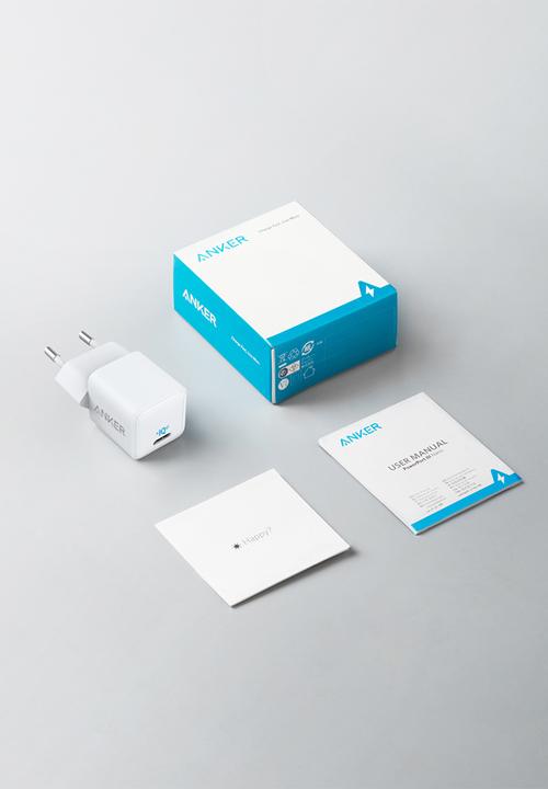 Anker - PowerPort III Nano USB-C Wall Charger 20W-White