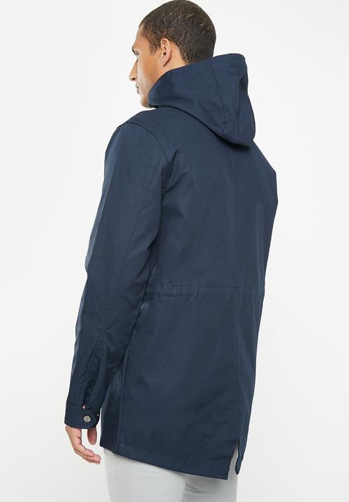 POLO - Men pjc long sleeve parka - navy