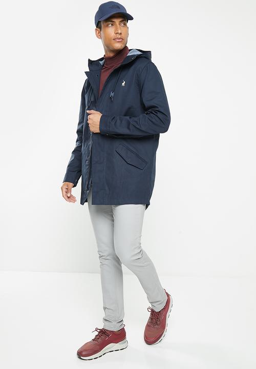 POLO - Men pjc long sleeve parka - navy