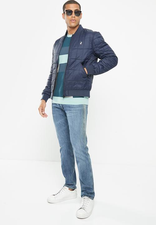POLO - Men pjc colt long sleeve puffer jacket - navy