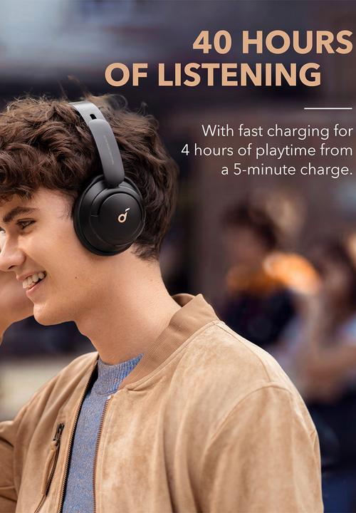 soundcore - Life Q30 Headphones-Black