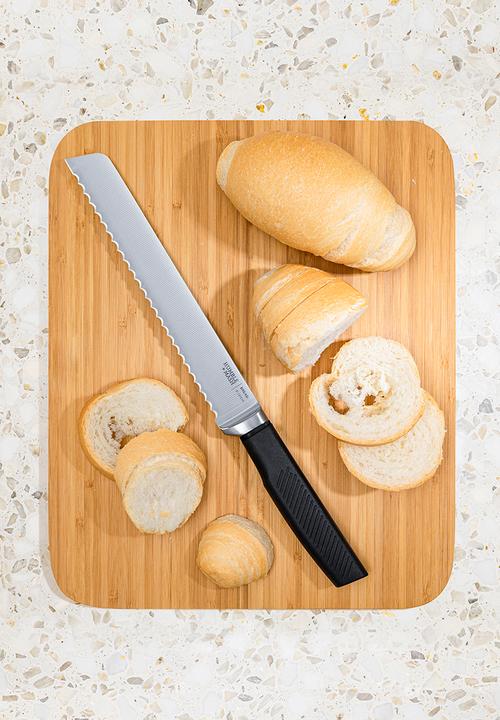 Humble & Mash - Gripline series bread knife 21cm - black