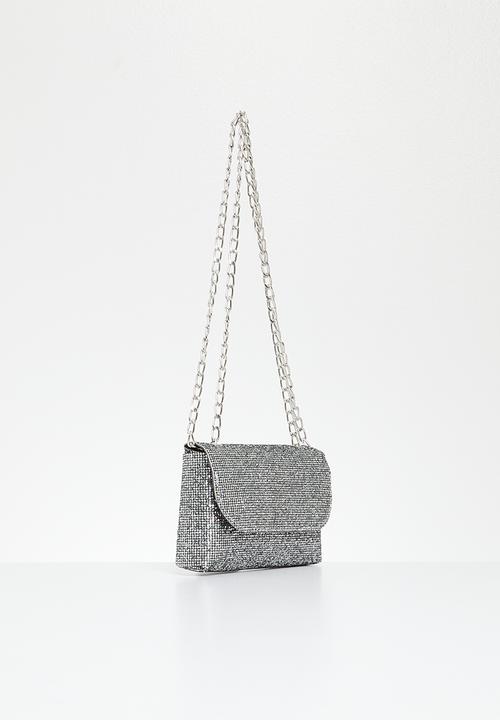MILLA - Danna clutch bag - silver