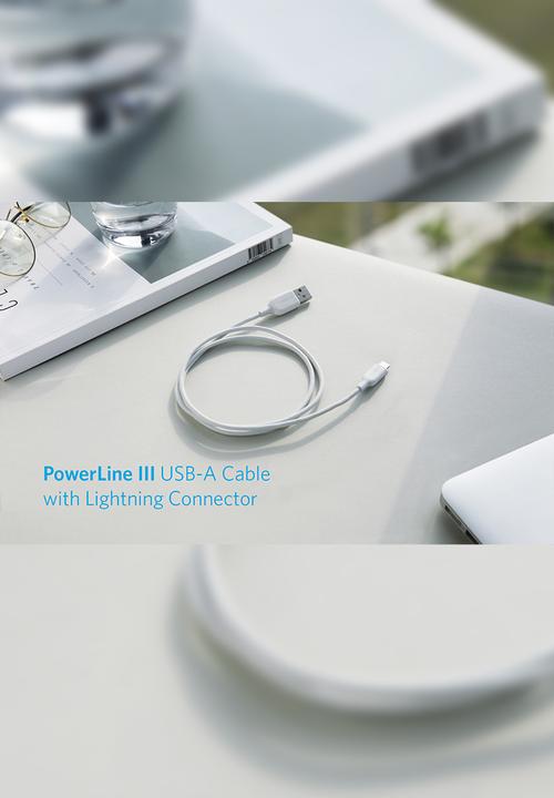 Anker - PowerLine III Lightning Cable- White