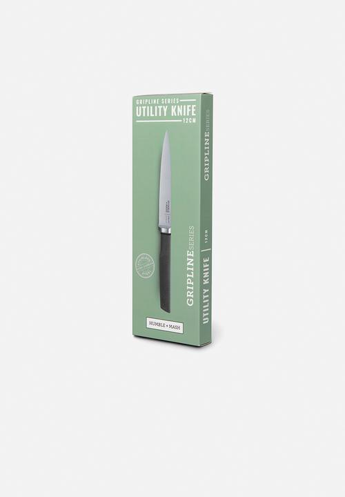 Humble & Mash - Gripline series utility knife 12cm - black