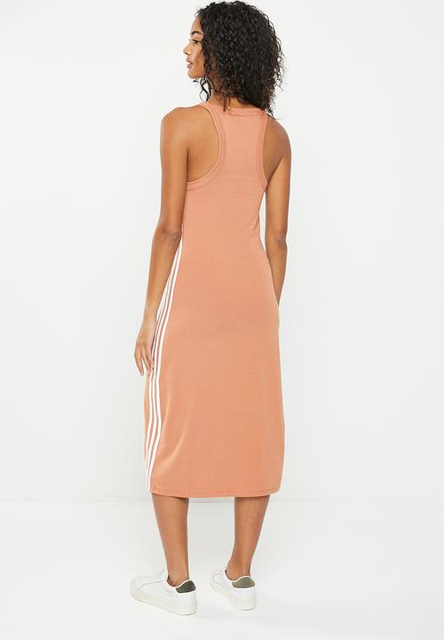 adidas Originals - Long tank dress - clay strata