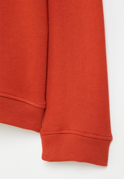 POLO - Boys ayden crested sweater - sunset