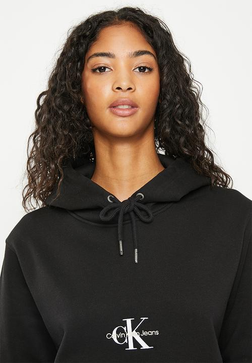Calvin Klein - Monologo hoodie - ck black