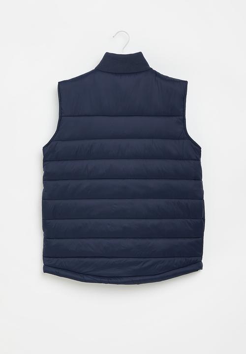 POLO - Boys trent sleeveless puffer jacket - navy