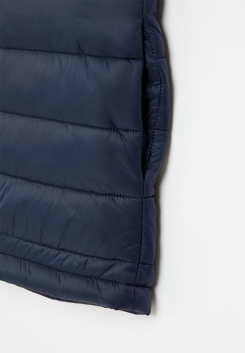 POLO - Boys trent sleeveless puffer jacket - navy