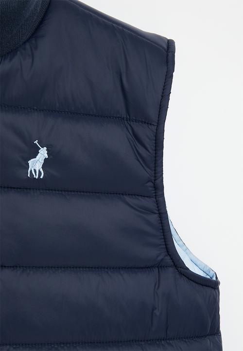 POLO - Boys trent sleeveless puffer jacket - navy