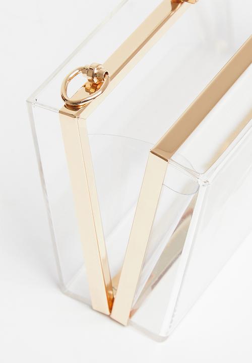 MILLA - Samara clutch bag - clear