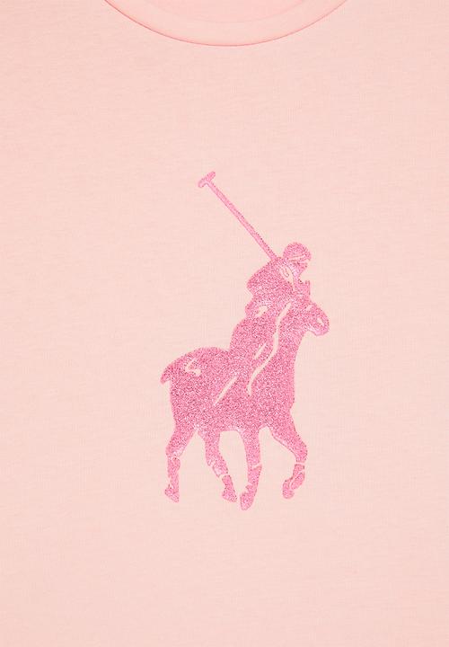 POLO - Girls jordan printed long sleeve tee - pink