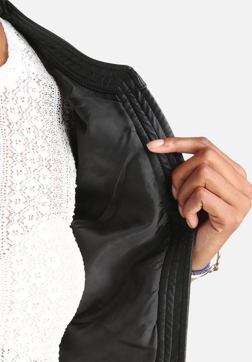 Jacqueline de Yong - Rich Faux Leather Jacket