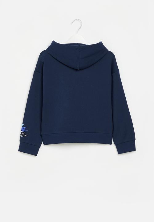 Nike - Nkg french terry pullover hood - midnight navy