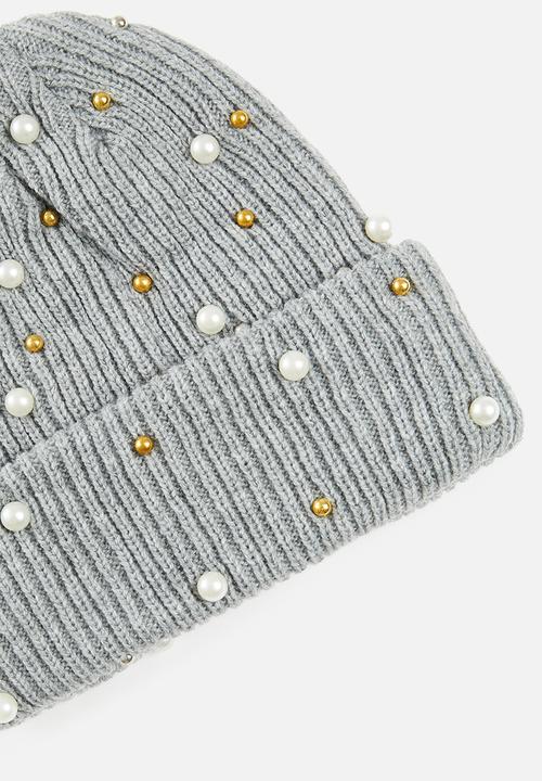 Superbalist - Embellished beanie - grey