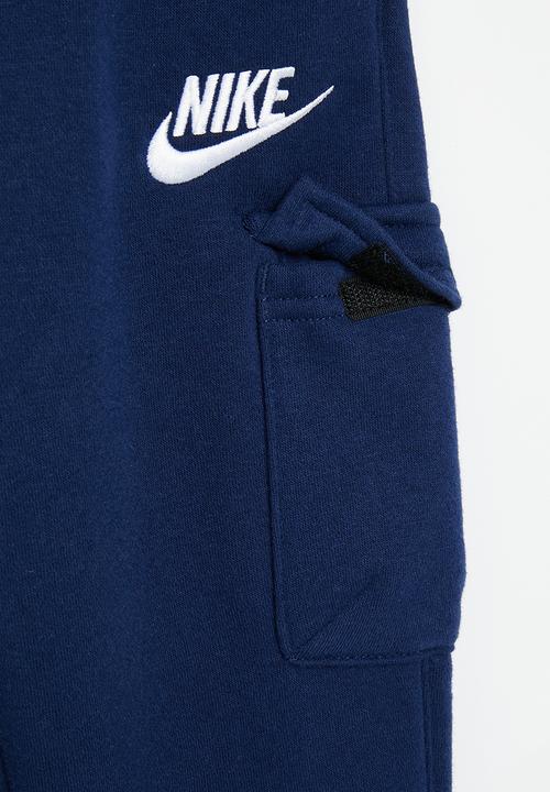 Nike - Nkn club flc cargo pant - blue void