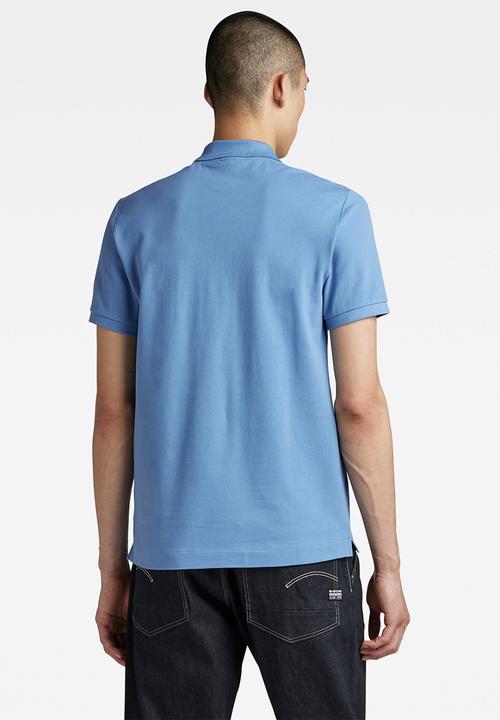 G-STAR - Dunda slim polo s\s - deep wave