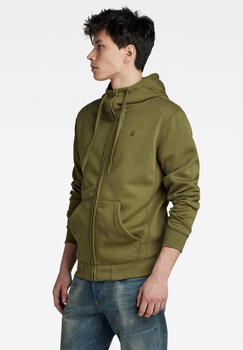 G-STAR - Premium core hdd zip sw l\s - smoke olive