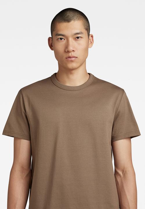 G-STAR - Premium base r t dry jersey o - deep walnut