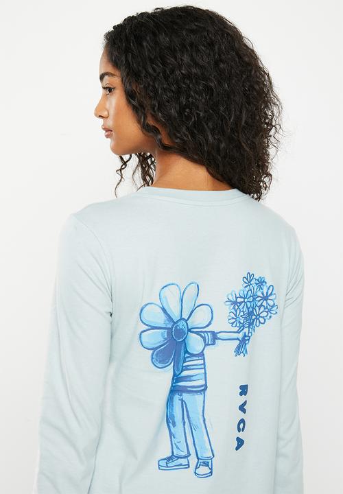RVCA - Flower friend stolen long sleeve tee - shore