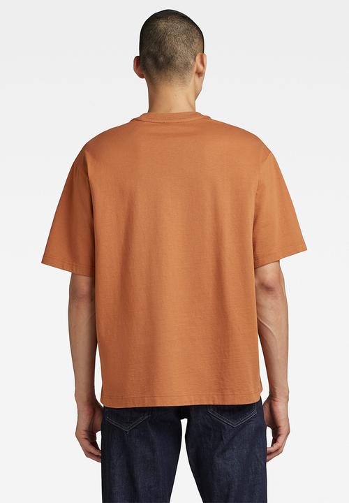 G-STAR - Unisex boxy base r t dry jersey o - chipmunk