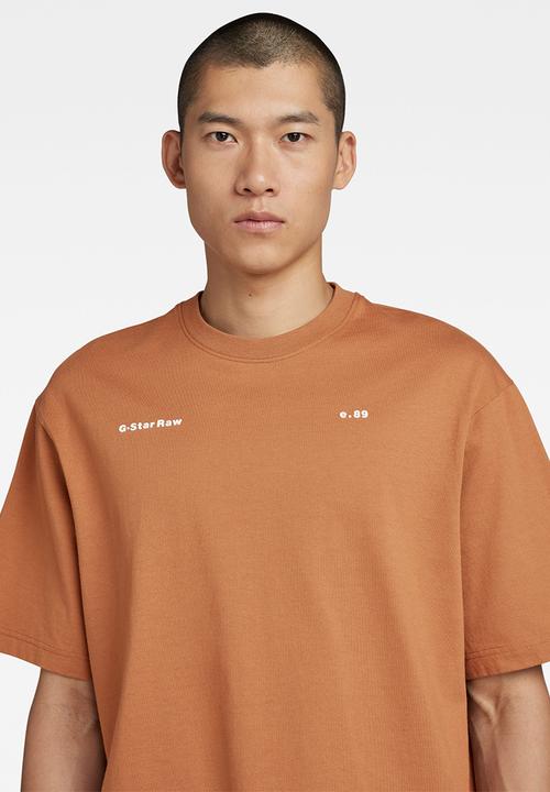 G-STAR - Unisex boxy base r t dry jersey o - chipmunk