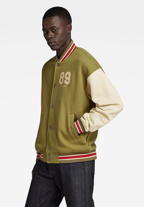 G-STAR - Sports bomber loose sw yoichi sweat ub o - smoke olive/postbag