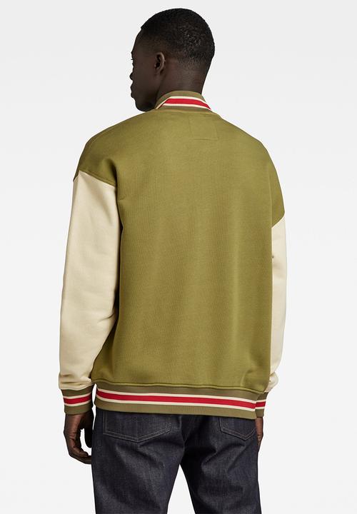 G-STAR - Sports bomber loose sw yoichi sweat ub o - smoke olive/postbag