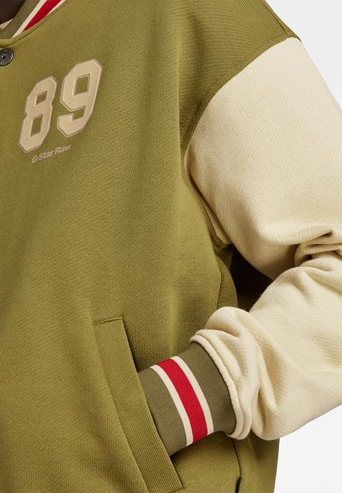 G-STAR - Sports bomber loose sw yoichi sweat ub o - smoke olive/postbag