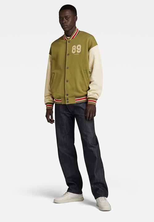 G-STAR - Sports bomber loose sw yoichi sweat ub o - smoke olive/postbag