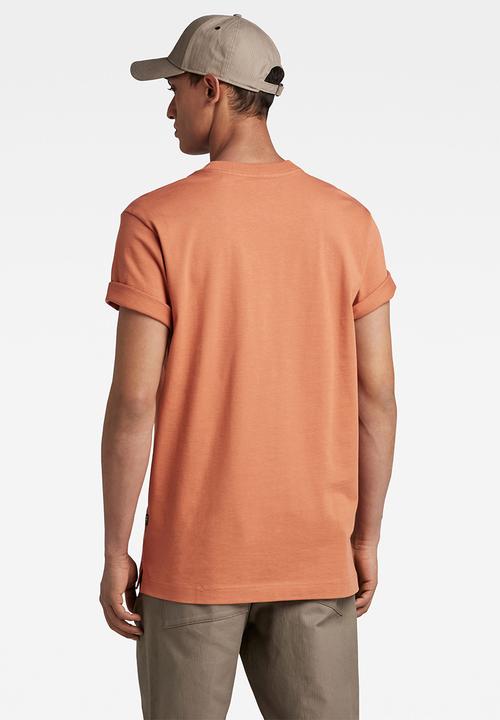 G-STAR - Center logo loose r t - autumn leaf