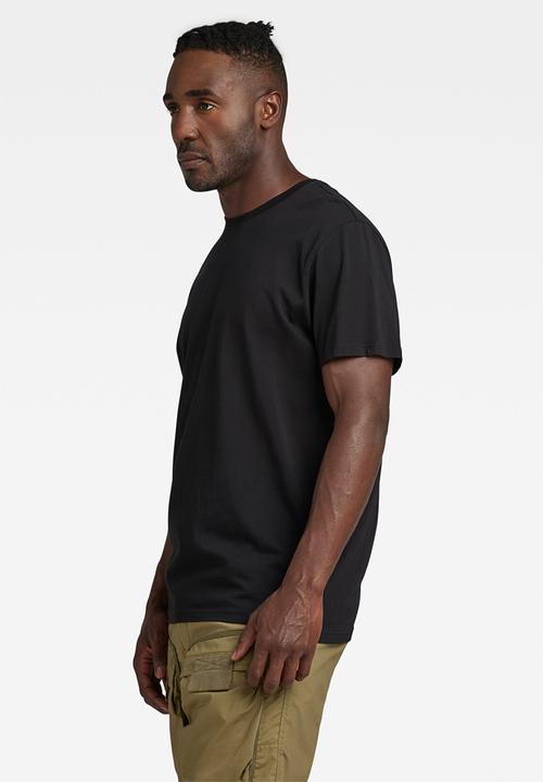 G-STAR - Back gr raw r t compact jersey o - dk black