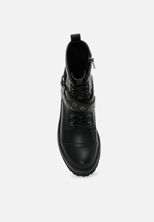 Nine West - Steber lace-up boot - black