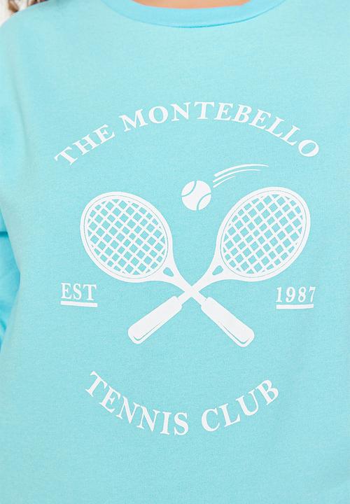 Trendyol - Plus printed thin fleece sweatshirt - mint