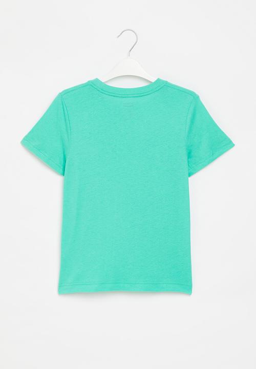 Levi’s® - Lvb glitched logo tee shirt - aqua green