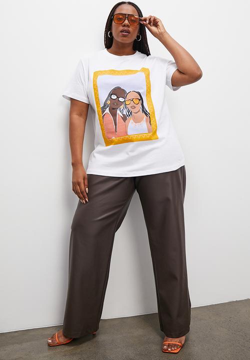 Superbalist - Long sleeve graphic tee - white