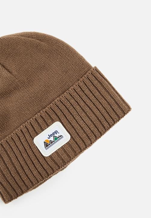 JEEP - Chunky knit beanie - light camel