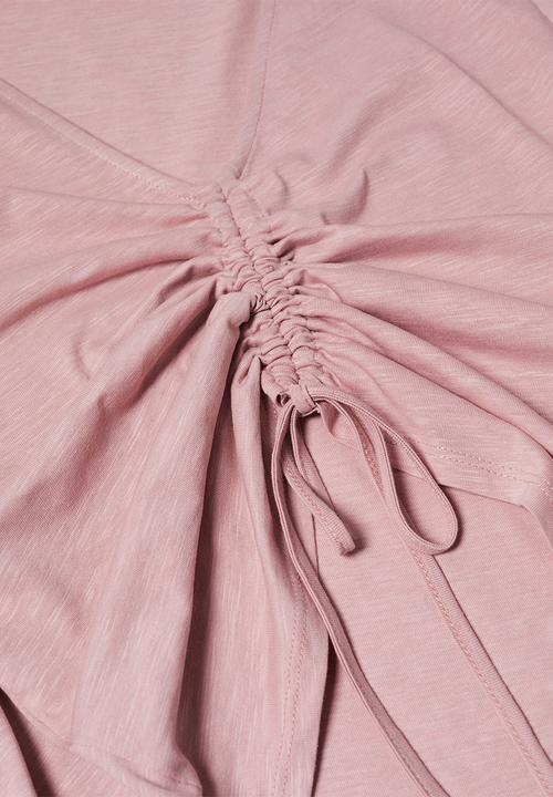 MANGO - T-shirt swipe - pink
