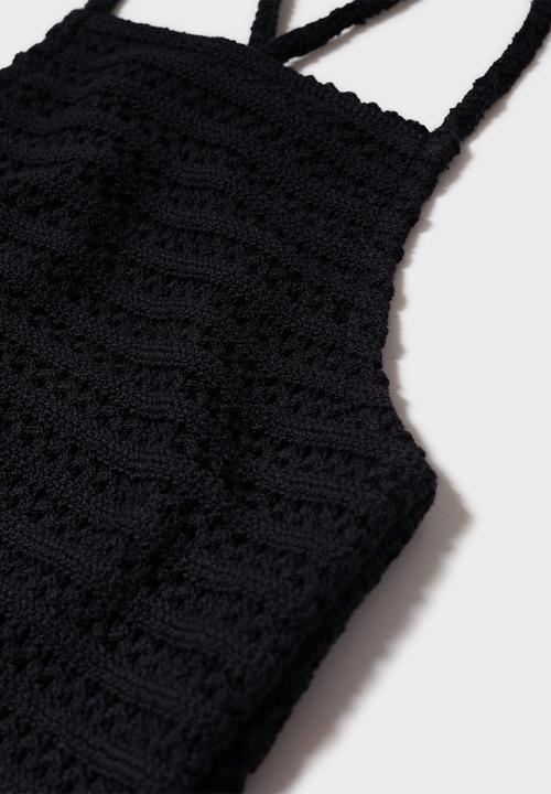 MANGO - Top calella - black