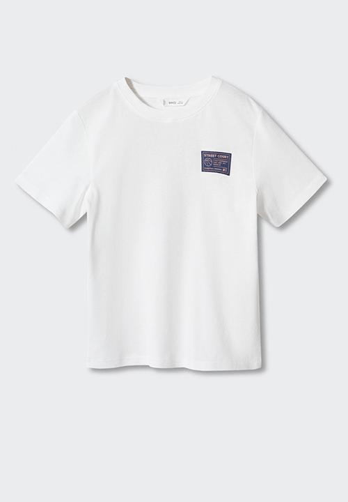 MANGO - T-shirt urban - natural